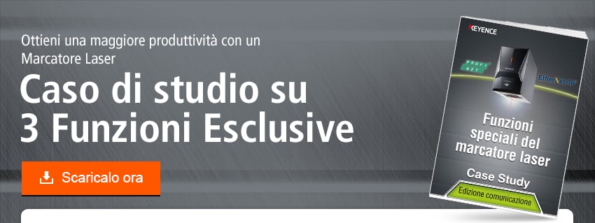 Ottieni una maggiore produttività con un Marcatore Laser Caso di studio su 3 Funzioni Esclusive